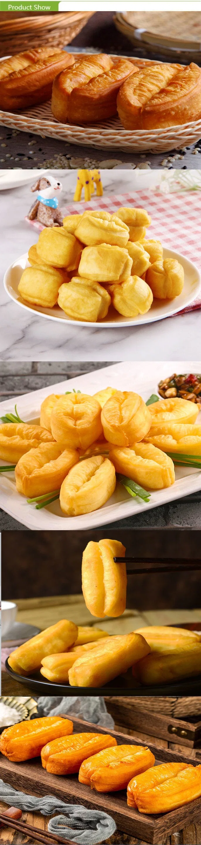Delicious Chinese Food Frozen Deep Fried Dough Sticks with Various Vegetables Stuffing
