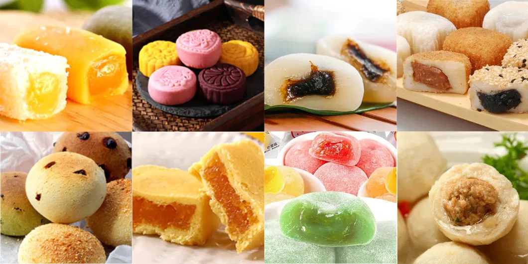 Automatic Japan Red Bean Paste Daifuku Mochi Maker Machine Glutinous Rice Sesame Ball Mochi Cake Enrusting Machine