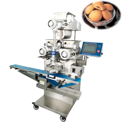 CE-geprüfte automatische multifunktionale Panda-Keksmaschine mit doppelter Füllung