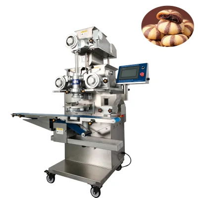 Vollautomatische Keksherstellungsmaschine mit doppelter Füllung